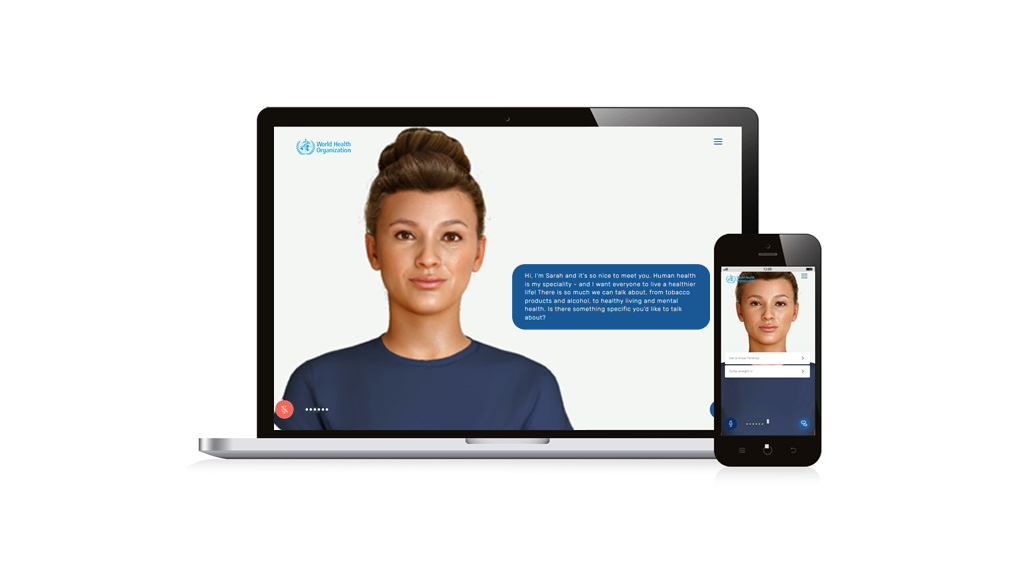 Sarah: El nuevo avatar de IA de la OMS para la salud