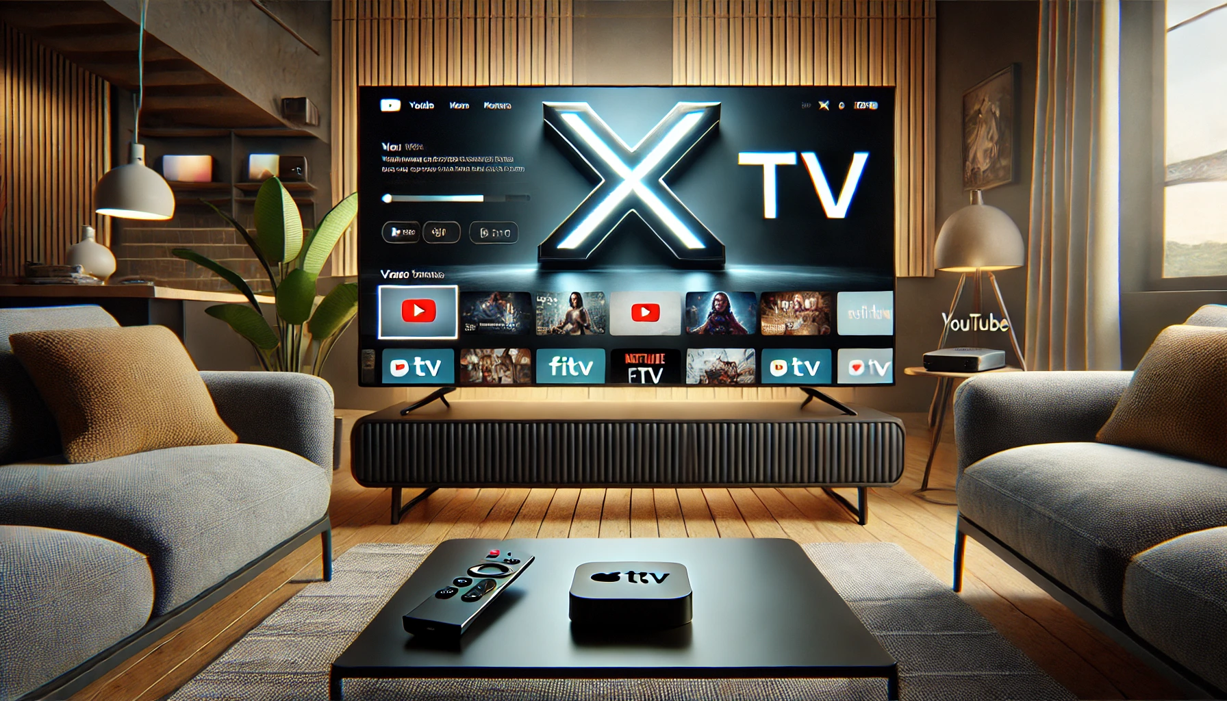 X desafía a YouTube con su nueva app de vídeos para Smart TV